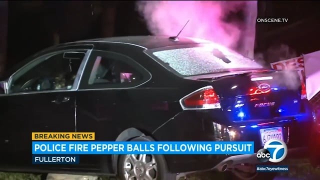 Vehicle Barricade After Pursuit