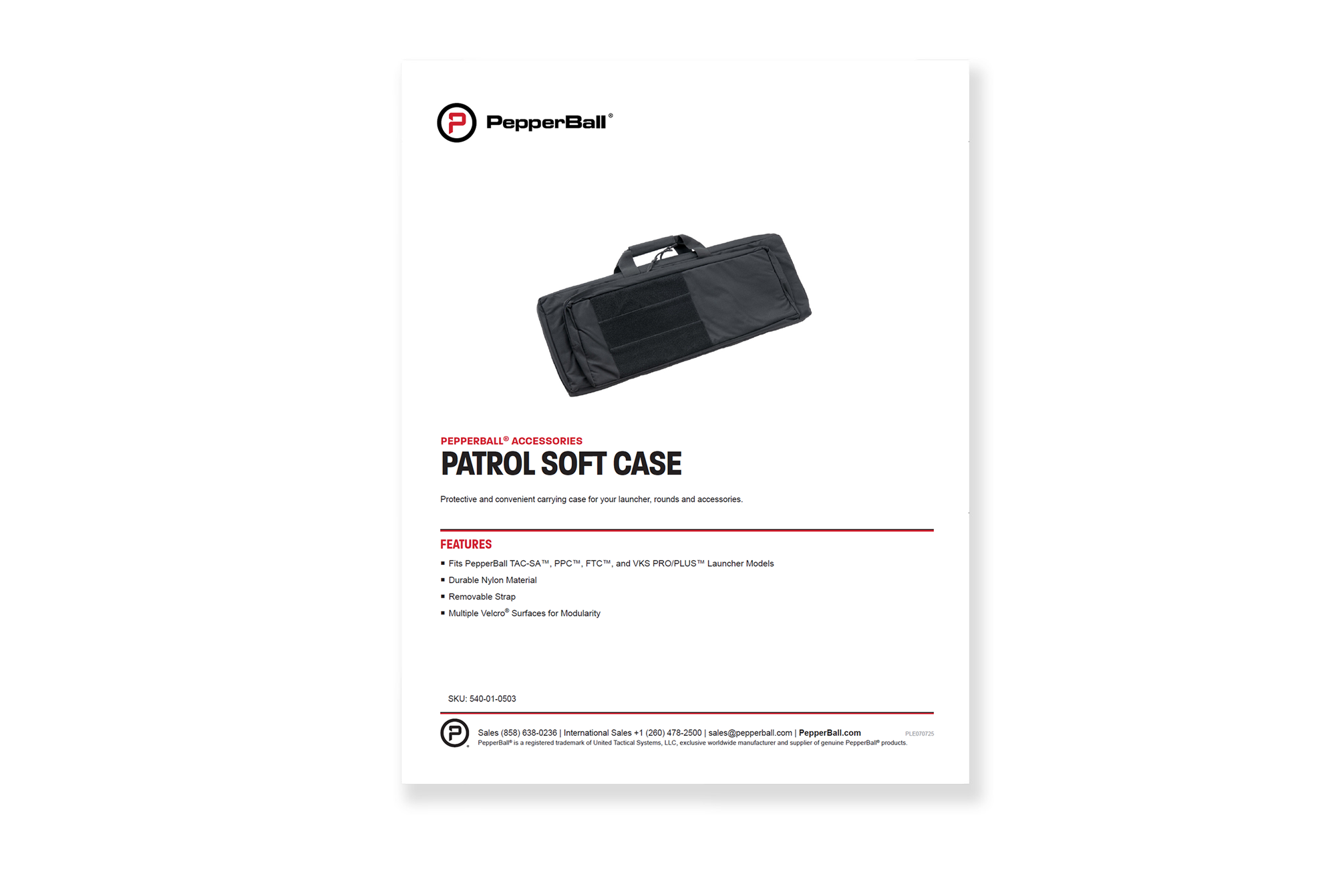 Patrol Soft Case