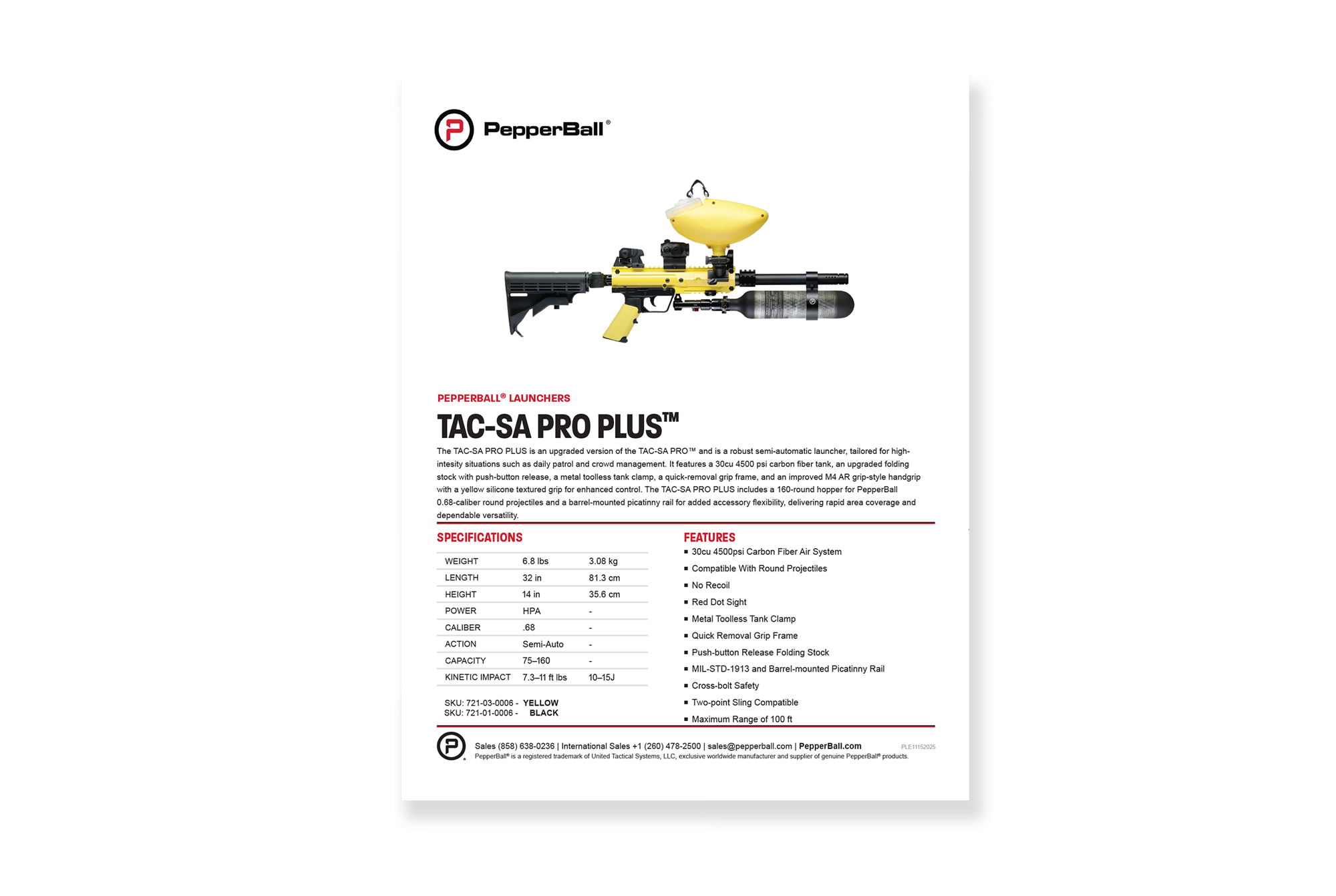 TAC-SA PRO PLUS™